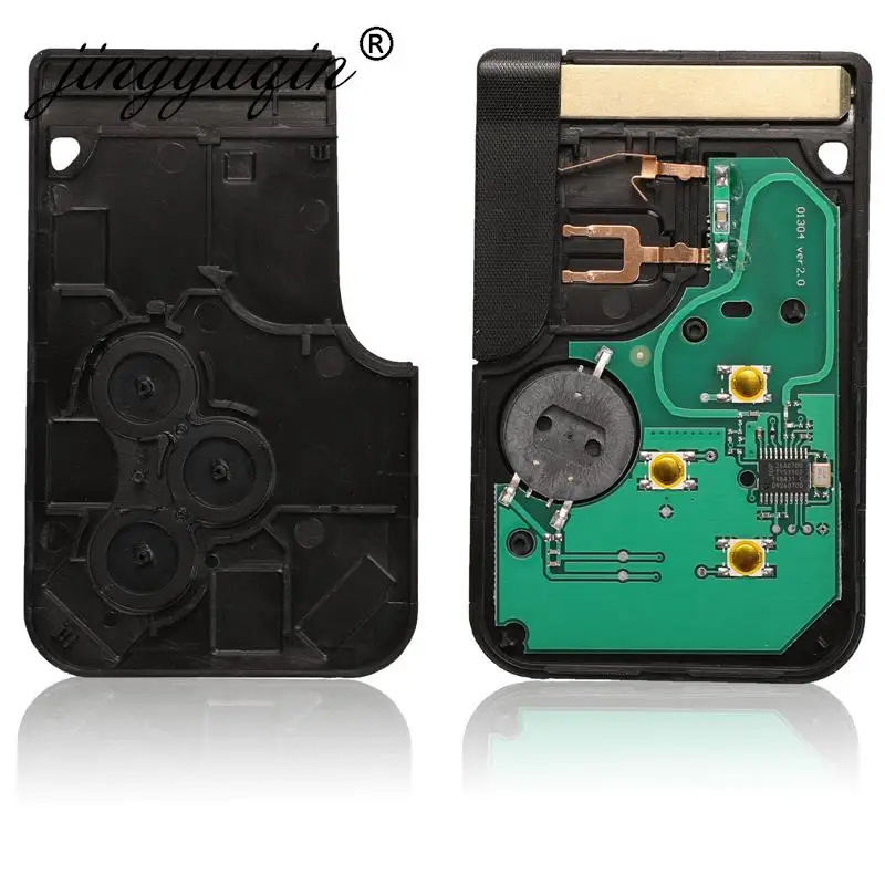 Smart-Key-Card-per-Renault-Megane-II-Scenic-II-Grand-Scenic-2003-2008-433mhz-PCF7947-Chip.jpg Smart Key Card per Renault Megane II Scenic II Grand Scenic 2003-2008 433mhz PCF7947 Chip ID46 3 tasto del Telecomando PCB Ad Ultrasuoni - Smart Key Card per Renault Megane II Scenic II Grand Scenic 2003 2008 433mhz PCF7947 Chip