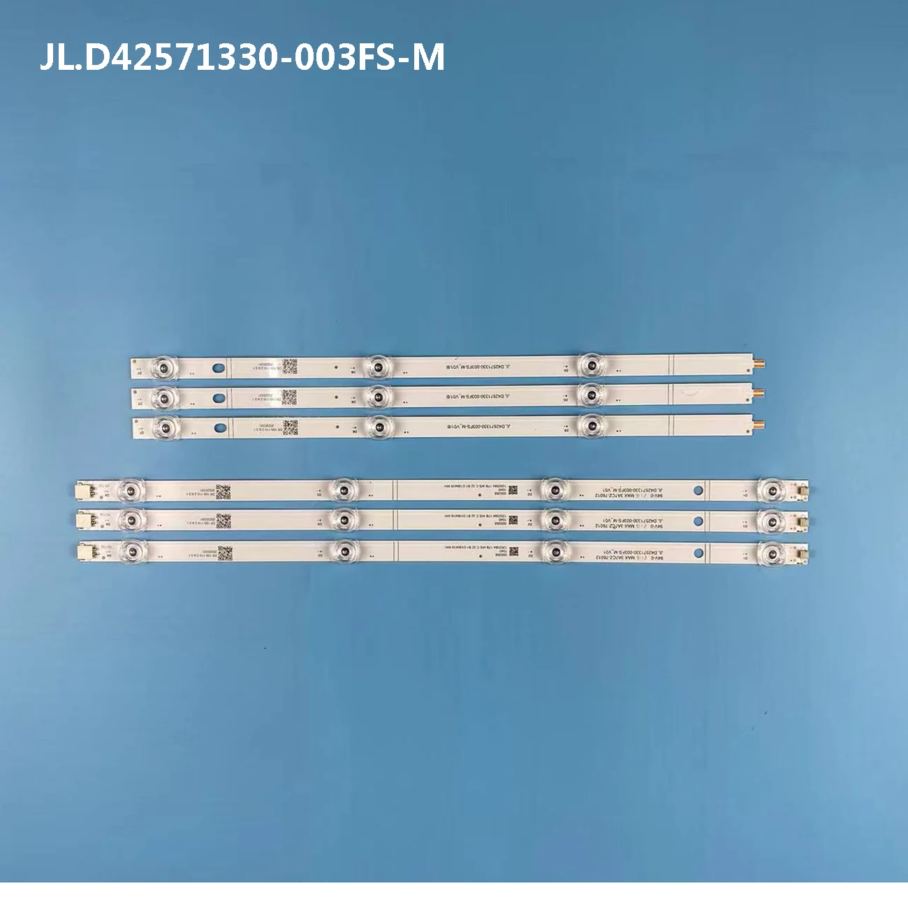 Tira de Retroiluminação Led para Hisense 43a6101ee H43be7000 H43b7100 H43b7100uk hl 43j802 Svh425a05 H43b7120 Jl.d42571330003fs-m-v01