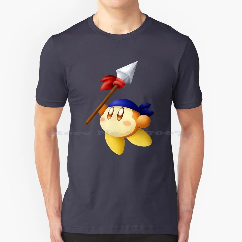 Bandana Dee T Shirt 100% Cotone Tee Waddle Dee Super Smash Bros Bandana Dee Bandanna Dee King Dedede Cute Kawaii Anime Cartoon