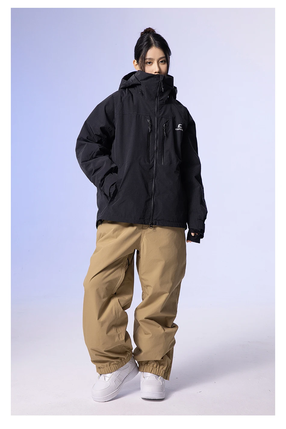 Copozz neue verdicken Männer Frauen Skihose wasserdichte Ski Latzhose Winter Snowboard hose warme gerade Overalls Ski overall – Detail 14