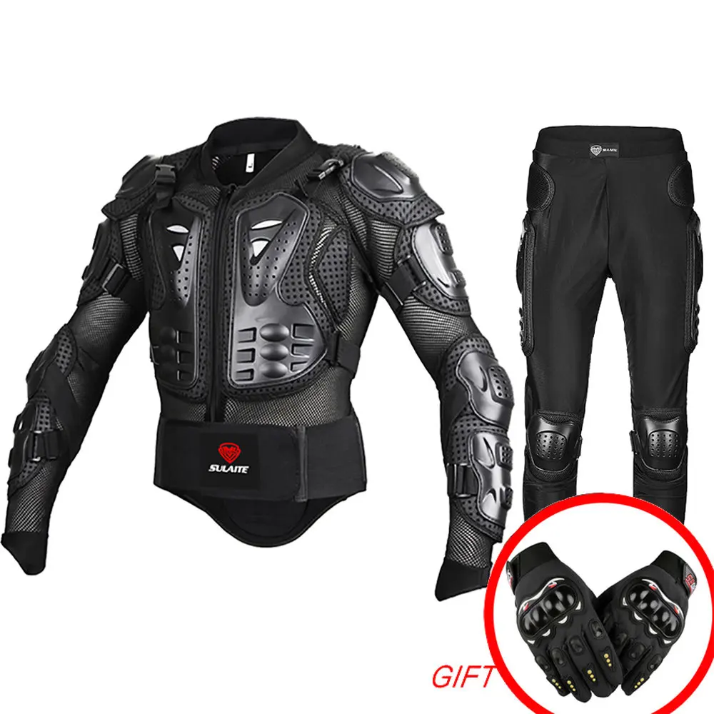Genuine Motorcycle Jacket Racing Armor Protector ATV Motocross Body