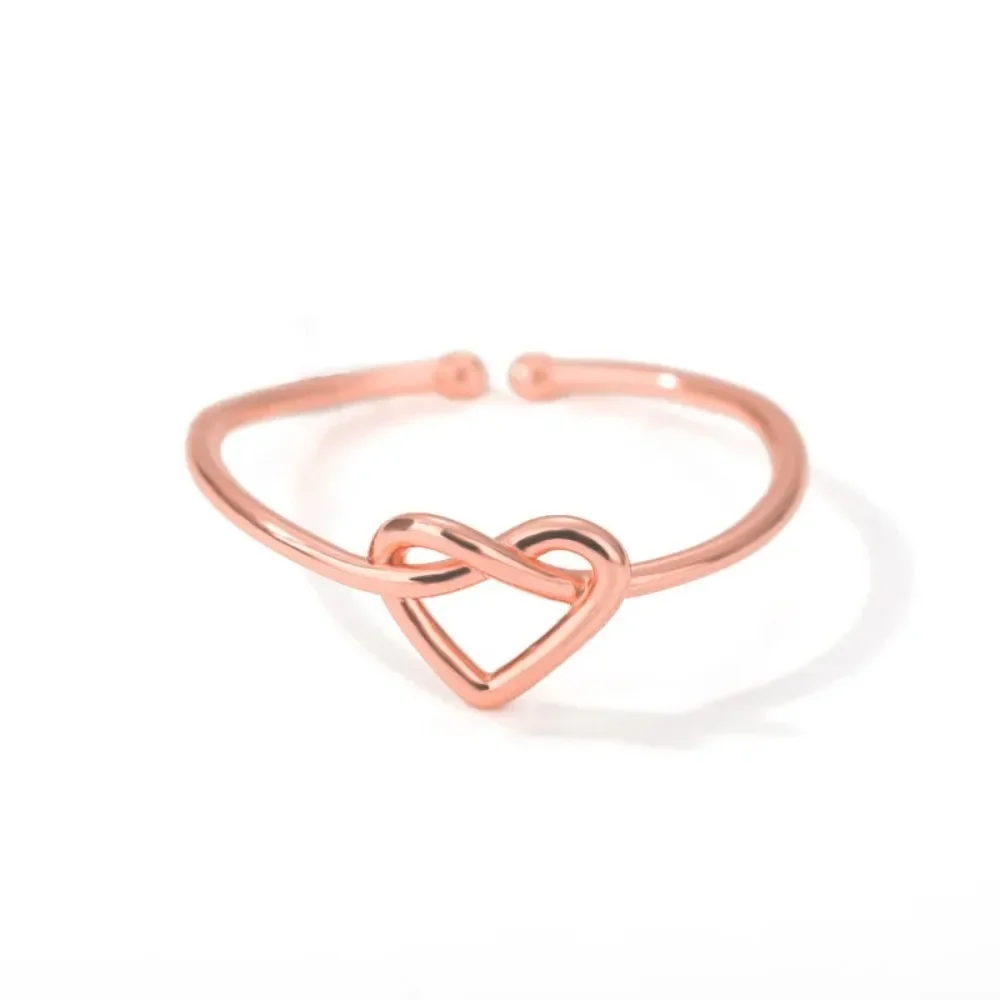 Stainless Steel Rings for Women Gold Color Couple Heart Ring Trend New in Wedding Aesthetic Luxury Jewelry