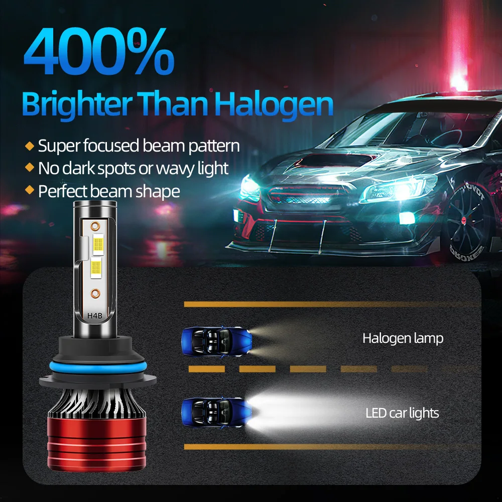 Para Ford Ranger 2001-2011 Kit De Faros Luces Antiniebla Led