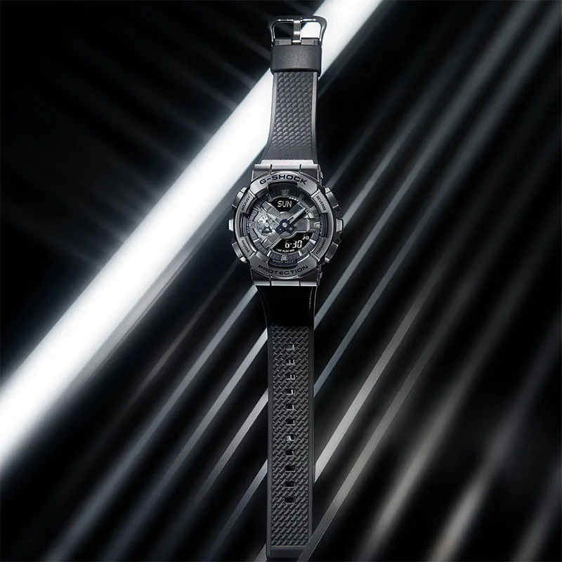 Фото Мужские спортивные водонепроницаемые часы G-SHOCK GST-GM-110, многофункциональные автоматические часы с календарем и будильником, секундомером №2