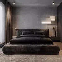 Chambre à coucher Unique lits nordique King Size tête de lit multifonctionnel cadres de rembourrage Muebles Para El Hogar meubles de maison 1