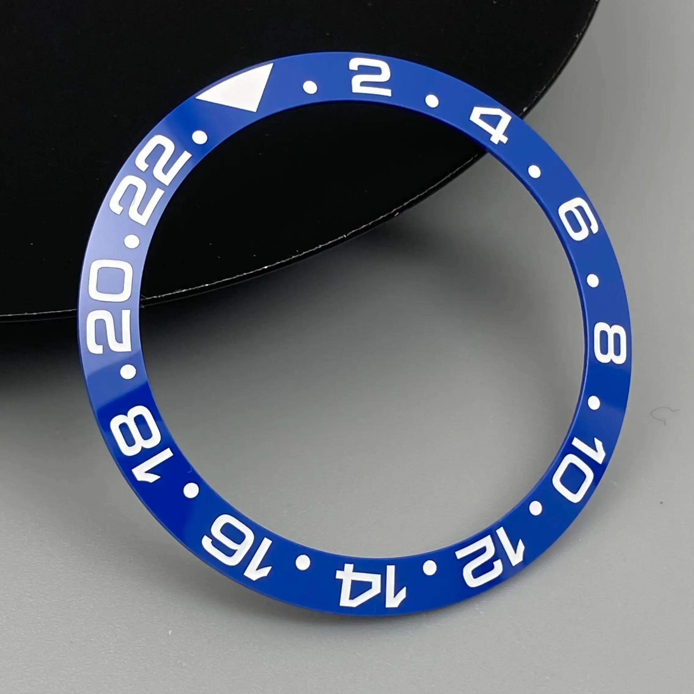 Ceramic & Aluminum Bezel GMT Diving Watch Insert for 40mm Watch Case Replacement