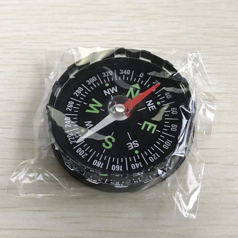 1-10PCS Portable Mini Camping Compass Navigation Button Design