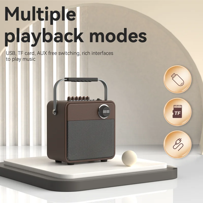 YYHC-D6 Smart speaker Portable Bluetooth speaker Hi-Fi stereo device/amplifier/speaker Wireless home party