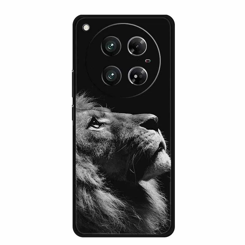 Stylish Black Silicone Soft Back Cover for Smartphones - 6.78  Capa