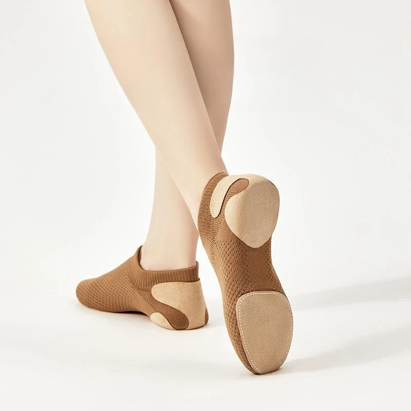 Women Dance Shoes Breathable Ballet Jazz Dance Shoes Soft Sole Professional Sneakers Ballroom Practice Salsa Flat Dance Shoes 6