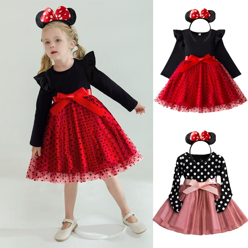 halloween costume minnie mouse dress up kids