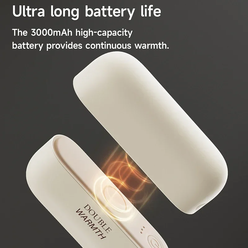 Xiaomi Youpin Electric Hand Warmers Magnetic Rechargeable Portable Handwarmers Quick Heating Mini Compact Separate Heater Winter 3