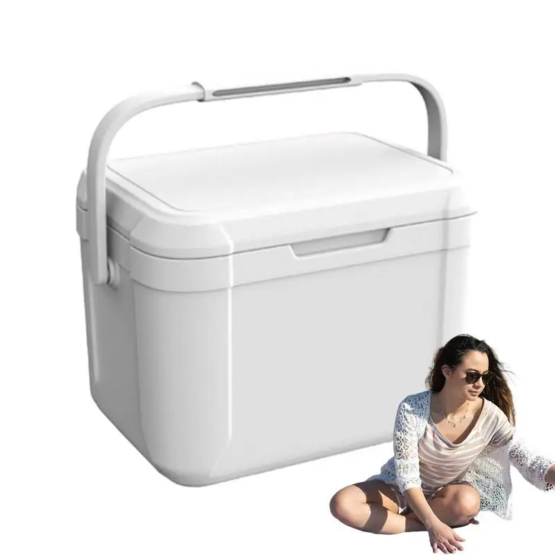 

Small Ice Chest Lunch Cooler Portable Insulated Ice Chest For Party Camping Beach Sand And Outdoor Activities Heavy Duty Opener