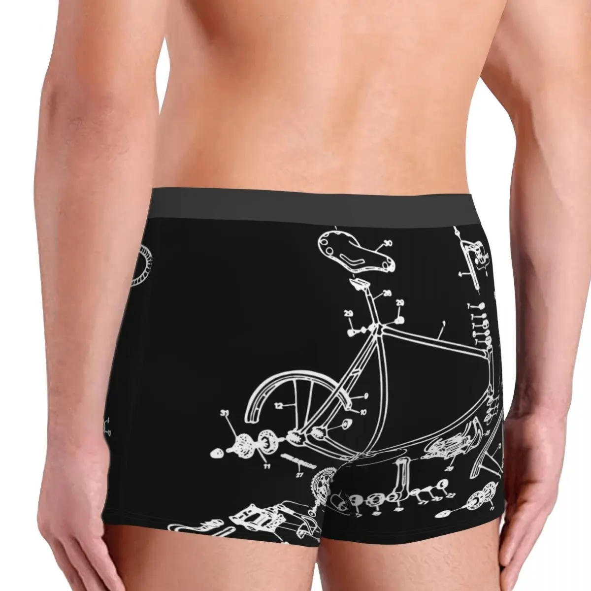 Breathable Seamless Men's Boxer Modal Underwear Free Longer Letter Printing  Cotton Underpants 3D Pouch Shorts Male Panties Tanga