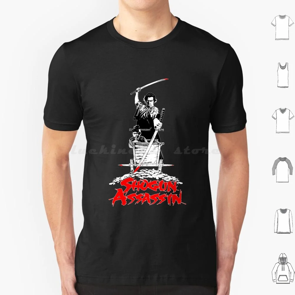 Shogun Killer T Shirt Cotone Uomo Donna Fai Da Te Stampa Shogun Killer Lone Wolf And Cub