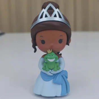 Disney Movies The Princess and the Frog Tiana Action Figure Toys Cute Princess Tiana Anime Figure Dolls Gfts for Kids Home Decro