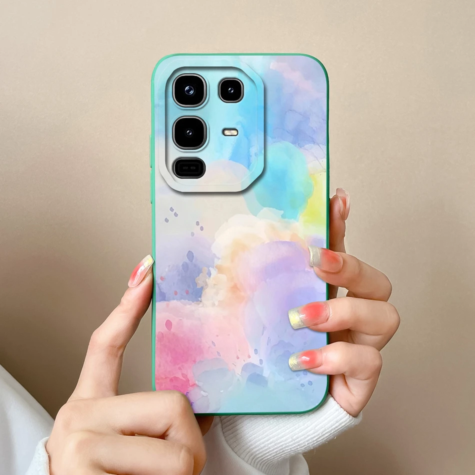 Cartoon Cute Design Phone Case - Full Protection Soft Liquid Silicone Back Cover Bumper
