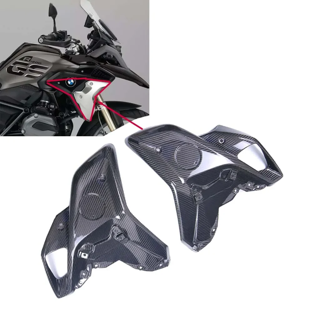 

100% 3K полностью сухое углеродное волокно Корпус мотоцикла боковые панели Обтекатели комплекты для BMW R1200GS 2020 2021 2022 2023