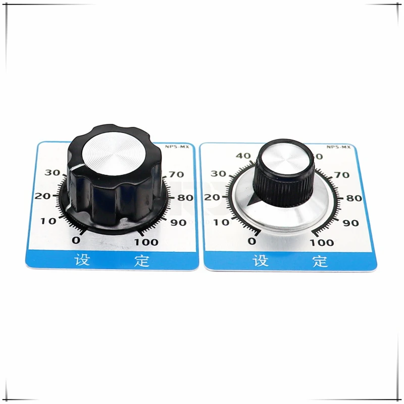 1PCS A03 베이클라이트 손잡이 MF-A03 손잡이 + 전위차계 스케일 및 디지털 스케일 6MM가있는 다이얼 스케일