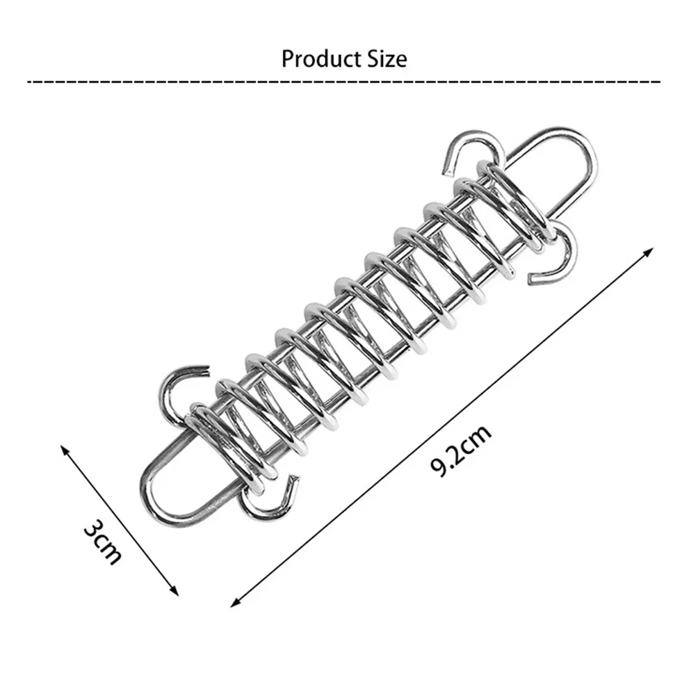 Tent Clips Tent Pegs Outdoor Tent Ropes Camping Tent Accessories Camping Tent Fasteners Tent Rope Tightener Camping Cord Buckles Camping Rope Buckle Tent Hooks Tent Wind Rope Hook 1-10Pcs/set Steel Tent Wind Rope Spring Buckle Tent Tensioner Camping Deck Pegs with Carabiner Clips Awning Tightener Fixed Hook