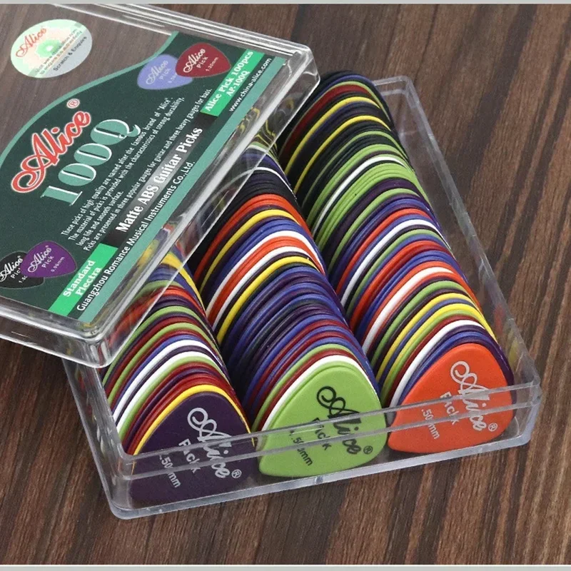 Guitar picks 10/20/40/60/100Pcs Guitar Picks Acoustic Electric Bass Plectrum Mediator Guitar Accessories Thickness 0.58-1.5 mm