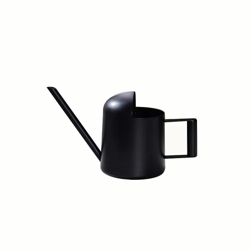 300ML Metal Long Mouth Mini Children's Watering Can Stainless Steel Gardening