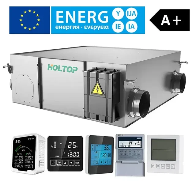 Recoperator Air Intake System Home Double Flow Ventilation System Fresh Air Vmc Centralizzata Ventilazione 6