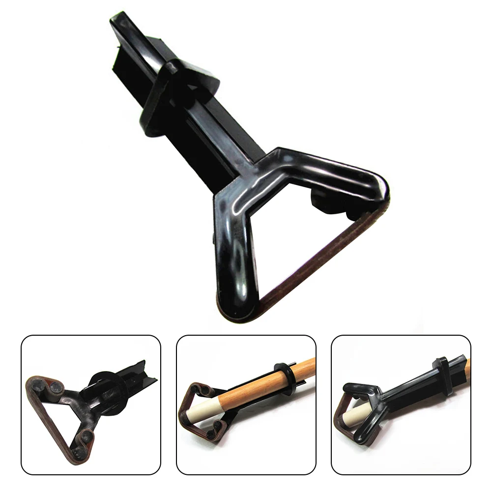 Y-type Leather Head Plastic Suppressor Billiard Cue Clamp 90x45mm Billiard Fastener Plastic Repair Tool Sports Sports Products billiard shaft billiard bridge stick billiard cue tip