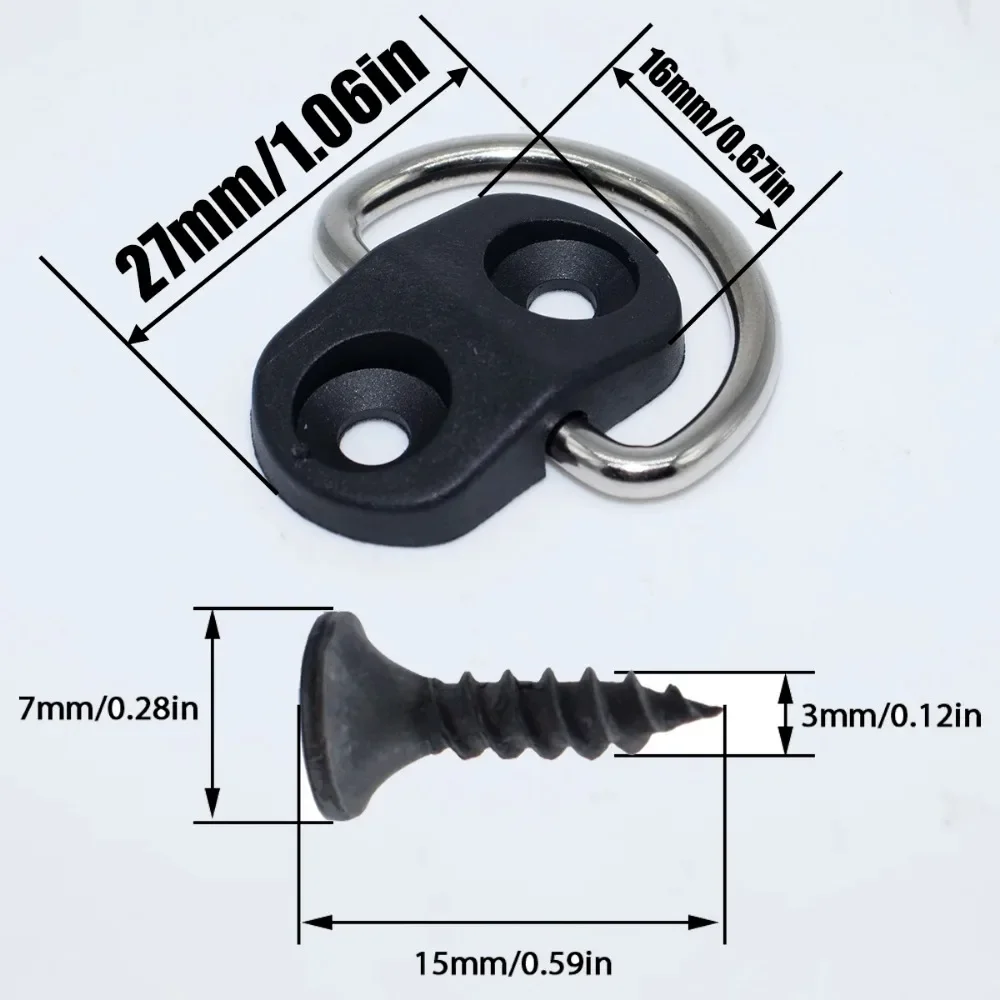 4-Pack Car Trunk Cargo Net Hooks 6
