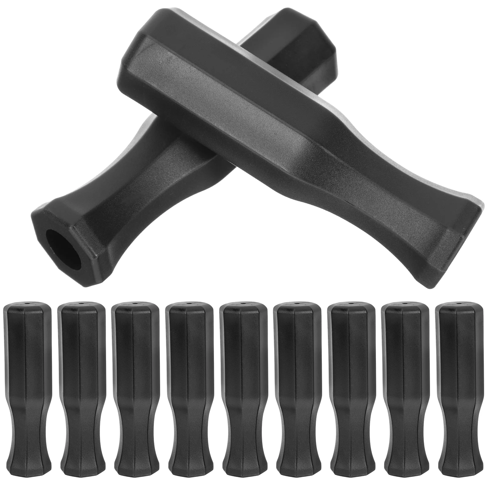 10Pcs Foosball Handles Compact Replaceable Professional Grips for Table Soccer Machines High Class Plastic Ergonomic