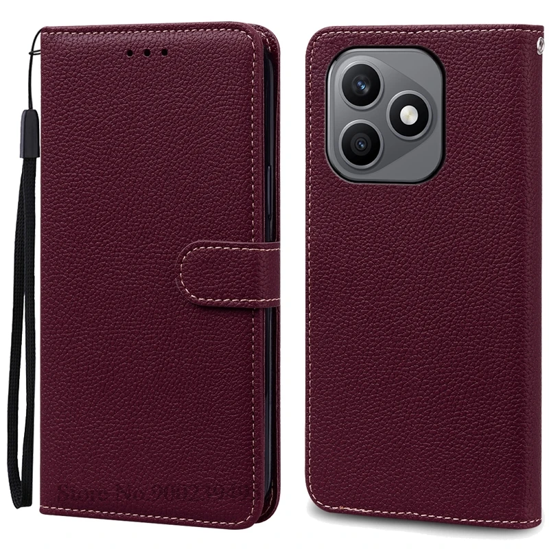 Luxury Wallet Leather Flip Phone Case with Stand and Soft Silicone Book Cover