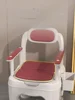 AntiSlip Adjustable Toilet Chair  SeniorFriendly Movable Settee, Enhanced Comfort with Armrest Support, Bathroom Safety 3