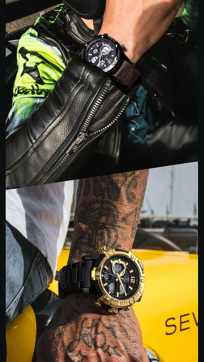 Mark Fairwhale Waterproof Led Watches For Men Outdoor Sports Men Digital LED Quartz Men Wrist Watch Fashion Electronic Watch