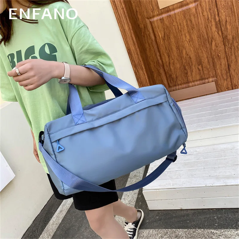 

Enfano Travel Bag Women's New Large Capacity Portable Dry Wet Separation Crossbody Training Yoga Bag Shoe Warehouse Swimming