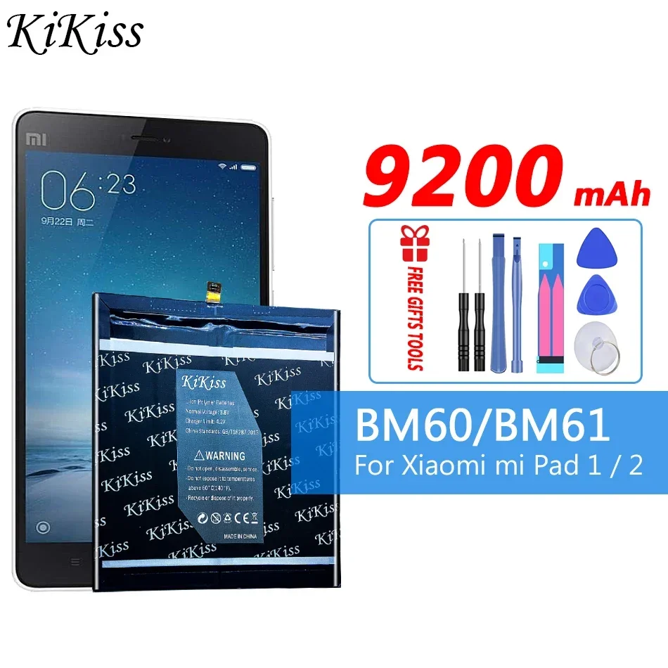Long-Lasting Lightweight For Xiaomi MI Pad 2 Mipad 2 miPad2 9200mAh Tablet Battery BM61