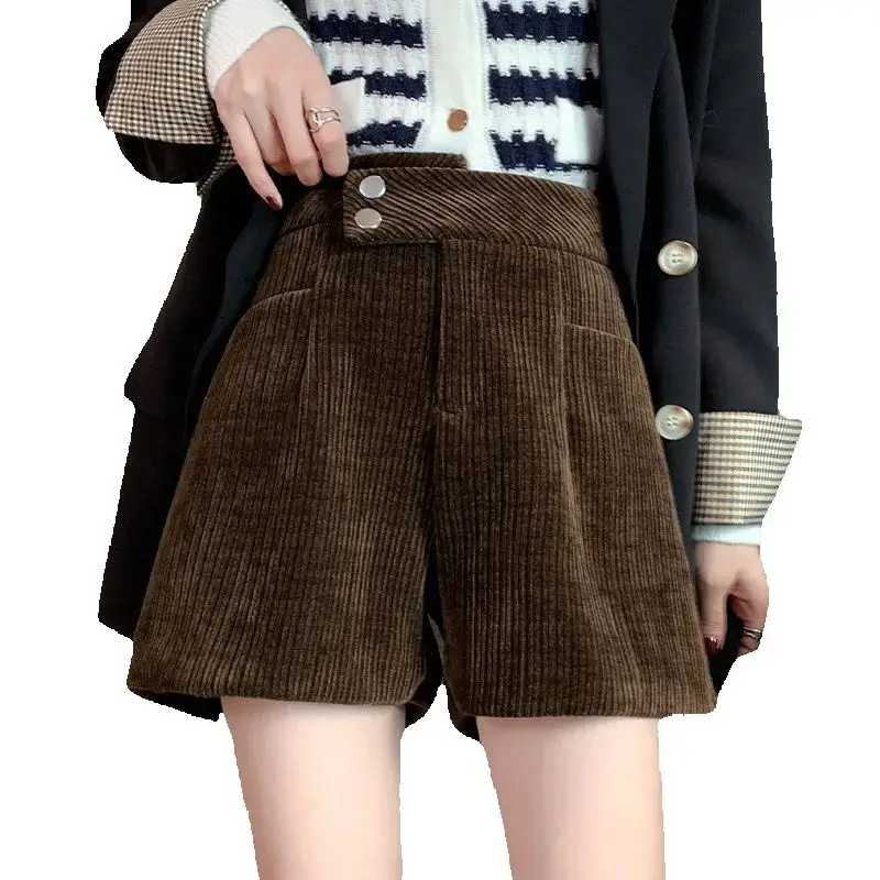 Autumn Winter Golf Wear Women Luxury Brand Golf Shorts Chenille Fashion High Waist Boots and Pants Women Clothes골프 반바지
