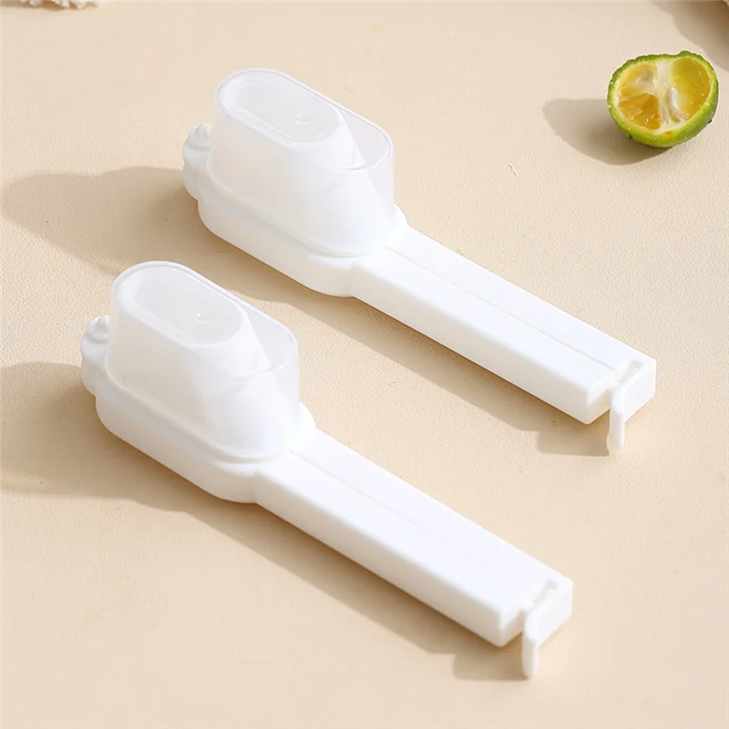 A19F-6PCS 뚜껑이 있는 식품 가방 클립 - 스낵, 분유, 식품 저장용 주방 방습 실러용 씰링 클립