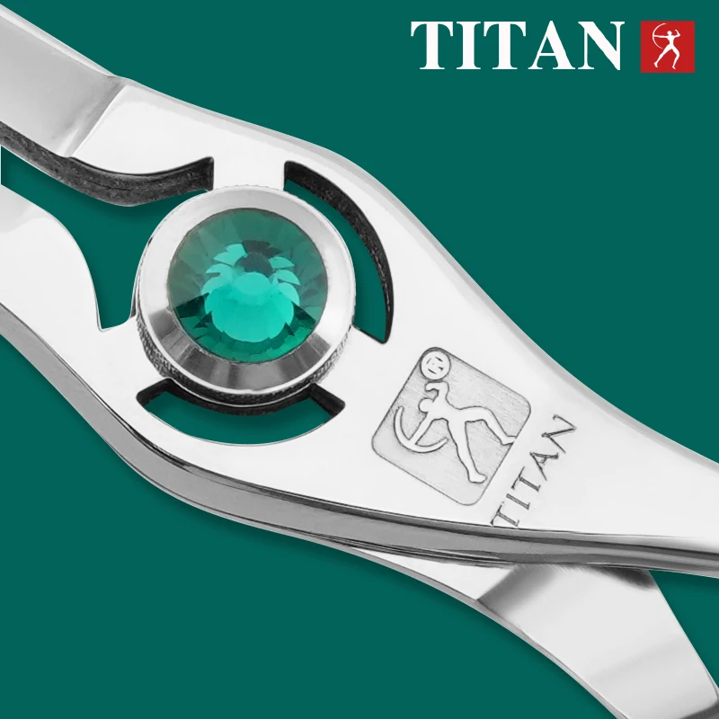 TITAN 전문 손질 가위 애완 동물 도구 개 컷 기계 애완 동물 가위 7.0 7.5 인치
