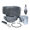 54mm Cylinder Piston For Husqvarna 288XP 181 281 288 Chainsa w Spark Plug Replace 503506301 Garden Tool Parts 3