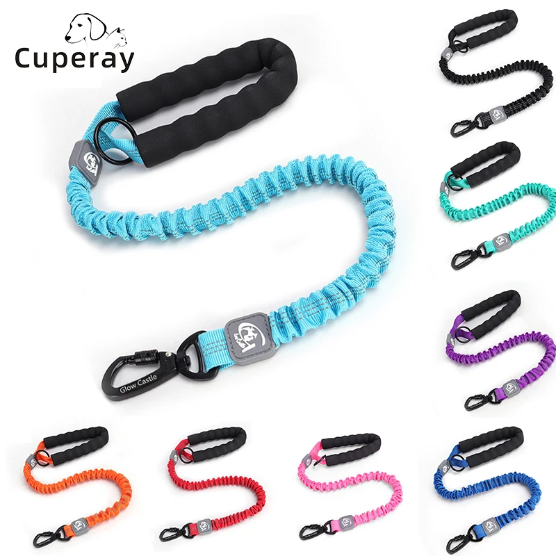 RetractableElasticPetLeashreflectiveDogLeashwithFoamHandle