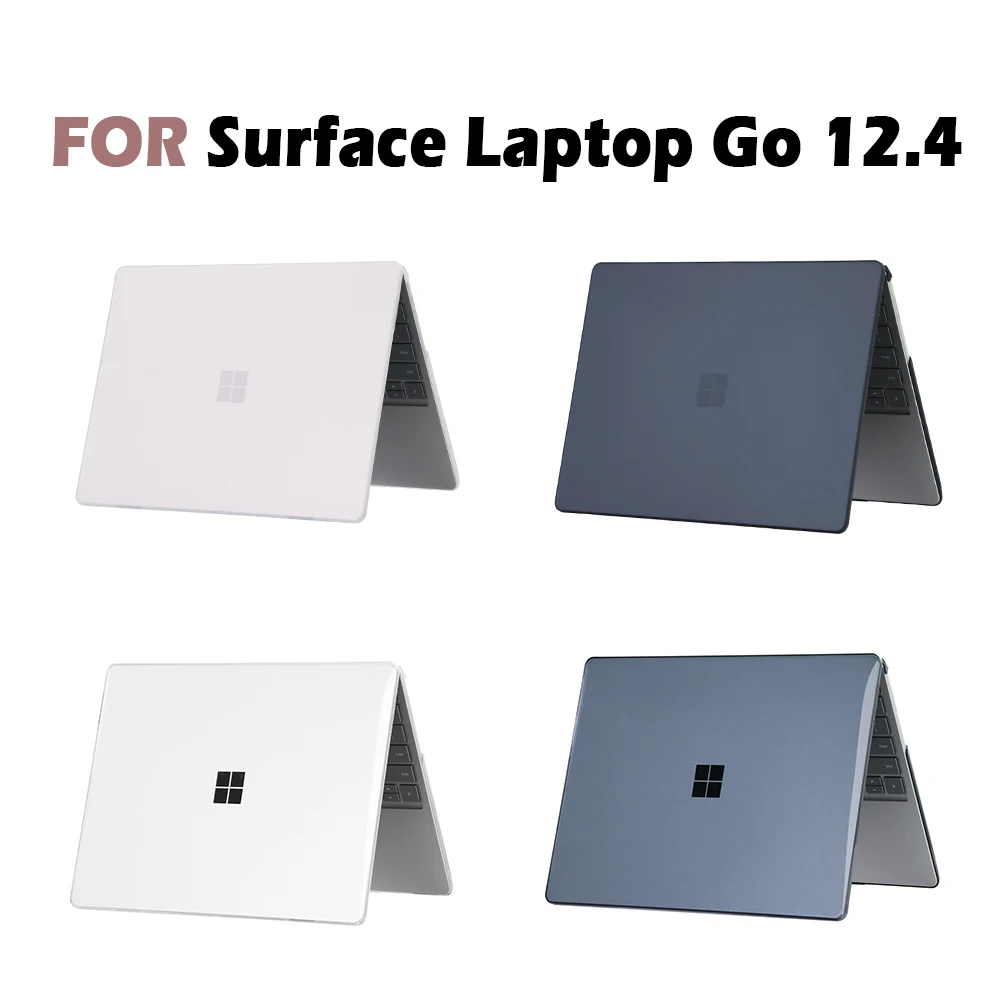 크리스탈/매트 노트북 케이스, 마이크로소프트 서피스 노트북 고 12.4 보호 케이스, 노트북 커버 쉘