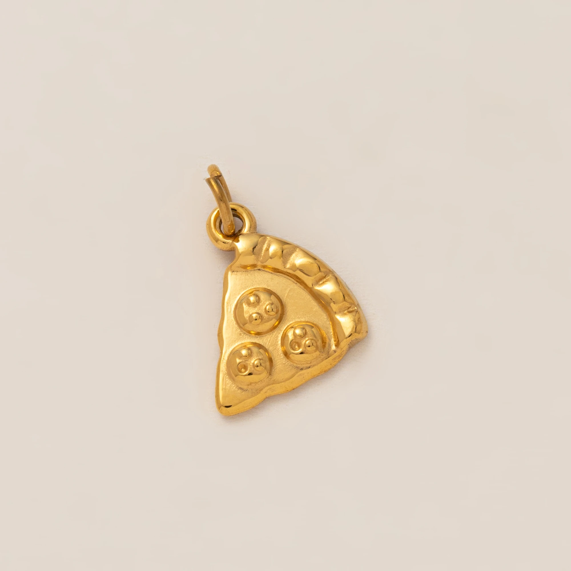 Minimalist Gourmet Style 18K Gold-Plated Pendant - Stainless Steel Jewelry Accessory