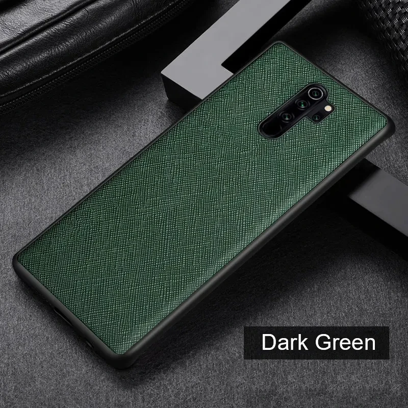 Elegant Leather Cross Pattern Case for Xiaomi Redmi Note 8 Pro and 8T