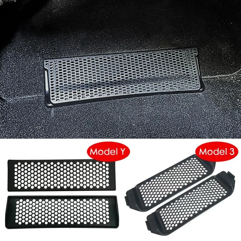 Copertura Prese D'Aria Posteriori Per Tesla Model Y 2024 E Model 3 | Griglia Di Protezione ABS | Accessorio Interno