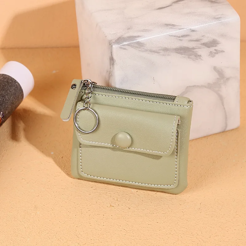 

New Women Card Wallets PU Leather Female Purse Retro Multi-card Holder Coin Short Wallets Slim Small Wallet Card Holder