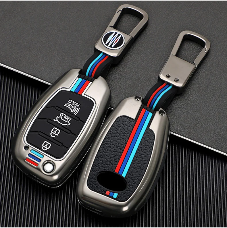 Car Key Case Cover Shell For Hyundai Elantra Verna Solaris i30 2012 2011 2013 2014 2015 2016 Keychain Auto Accessories - S3c42b06d851e47a48939aea11027e9813