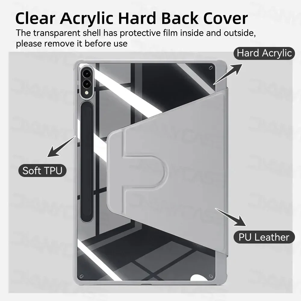 Enhanced Tablet Cover with Smart Auto Sleep/Wake Function