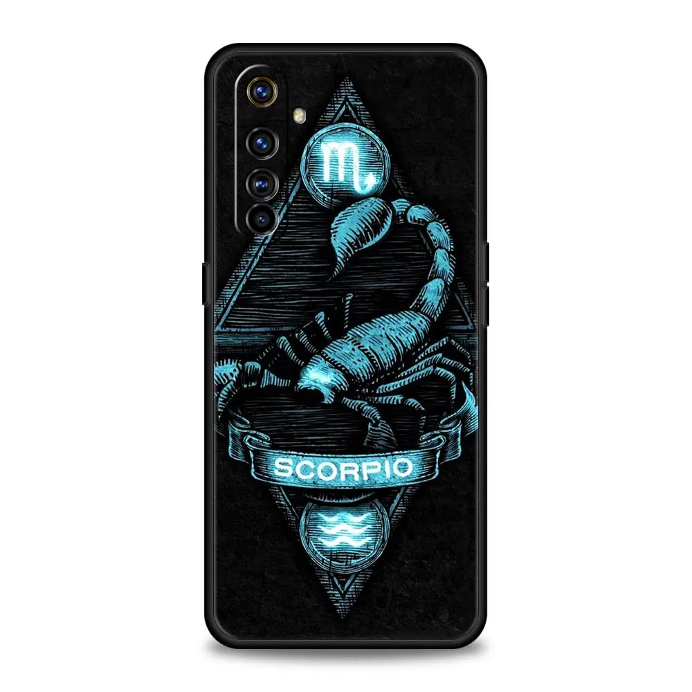 Zodiac-Inspired Protective Case for Realme - Aries, Leo, Libra, Pisces, Virgo Design
