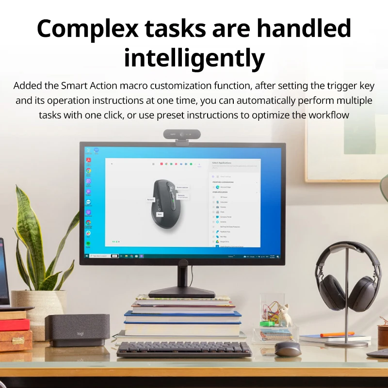 Logitech Mx Anywhere 3s Ergonomic Rechargeable Wireless Mouse
