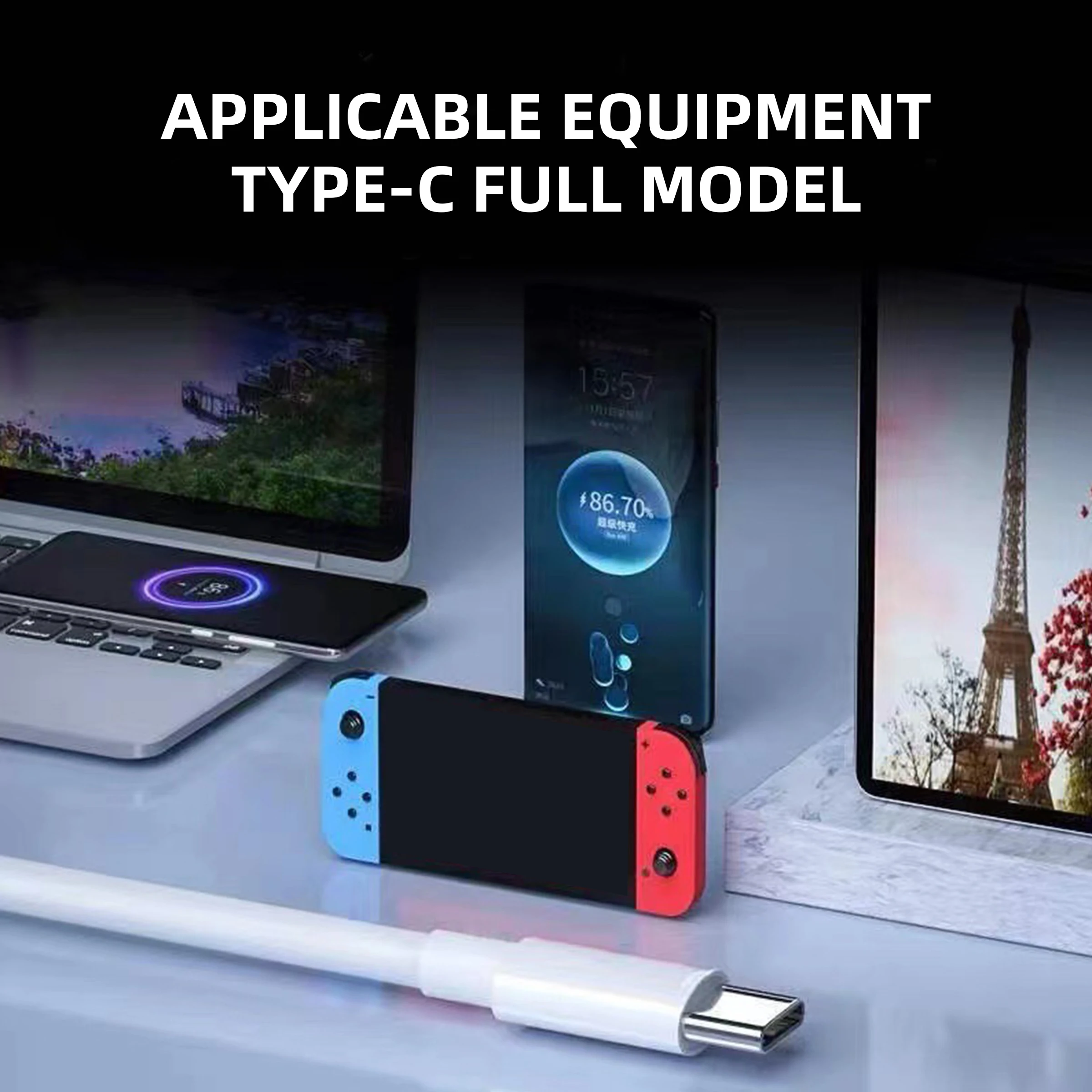 맥북 에어, 맥북 프로 충전기, 아이패드 프로 13 12.9 11인치, 아이패드 에어 5 4, 미니 6, 아이폰 17 16용 100W USB C to USB C 케이블